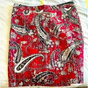 Red van heusen skirt